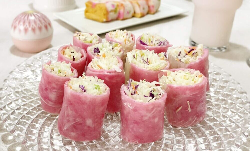 ピンク生春巻きの作り方