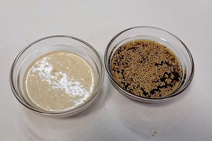 せいろ蒸しのたれ2種