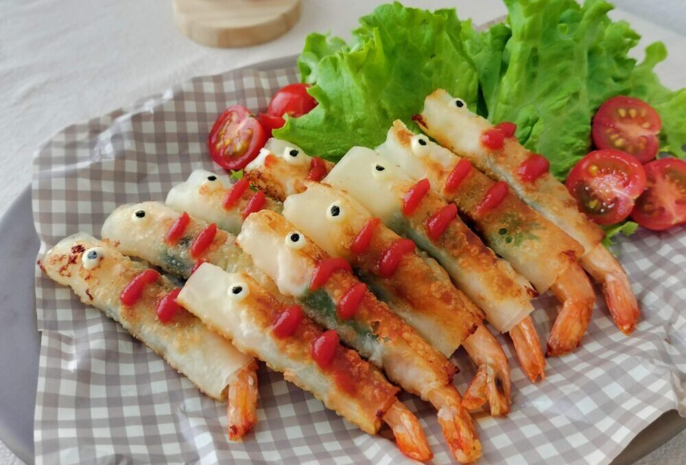 こいのぼり海老春巻き