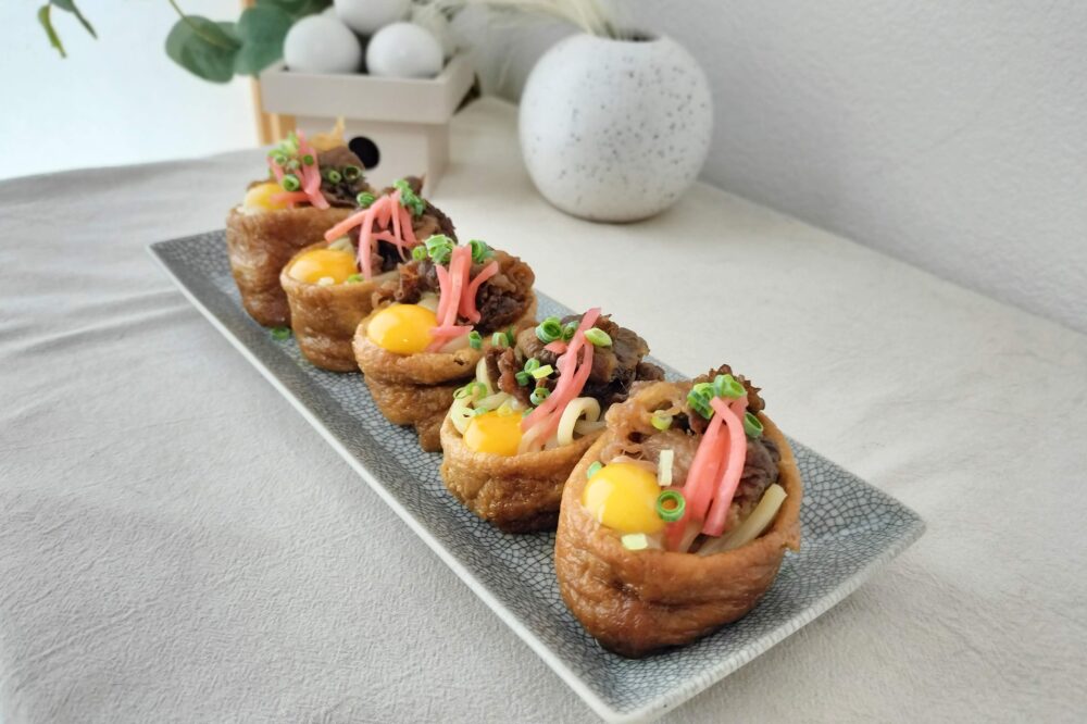 お月見うどんいなり