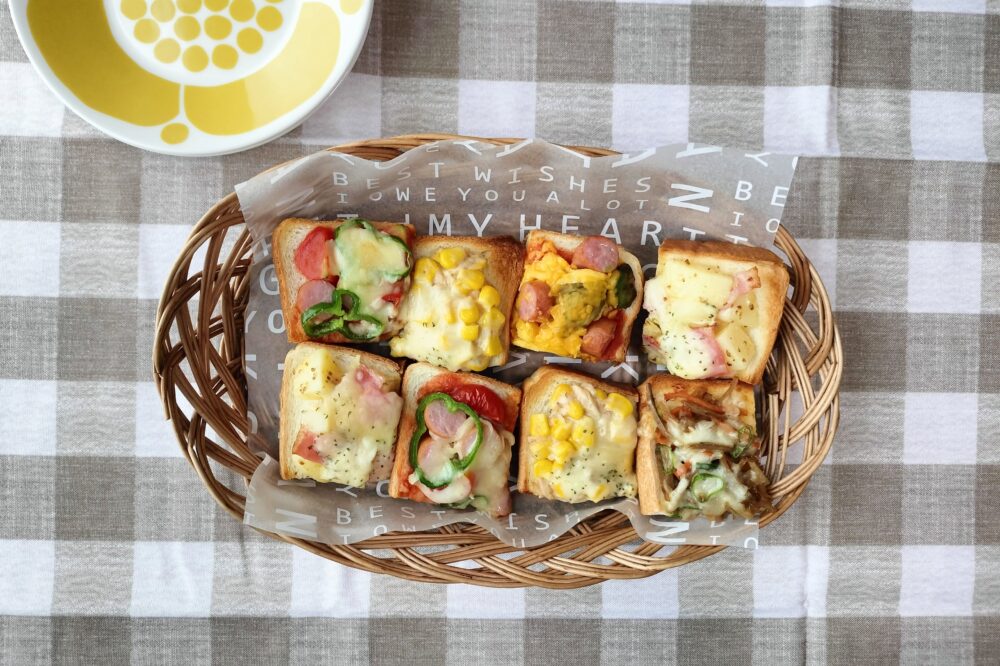 冷凍ストック食パンをトースト