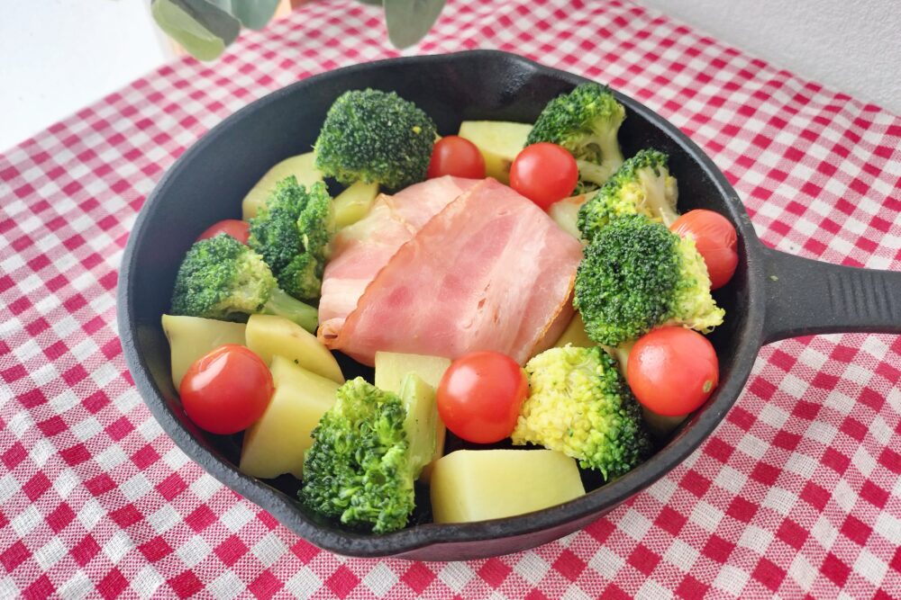 バレンタインにベーコンカマンベールチーズ