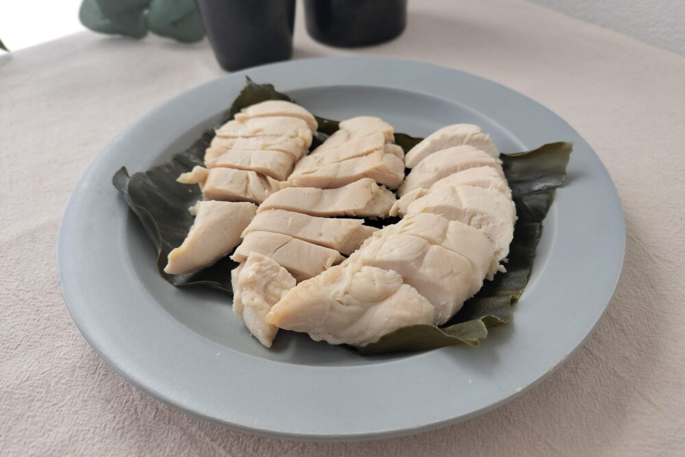 ささみの昆布締め