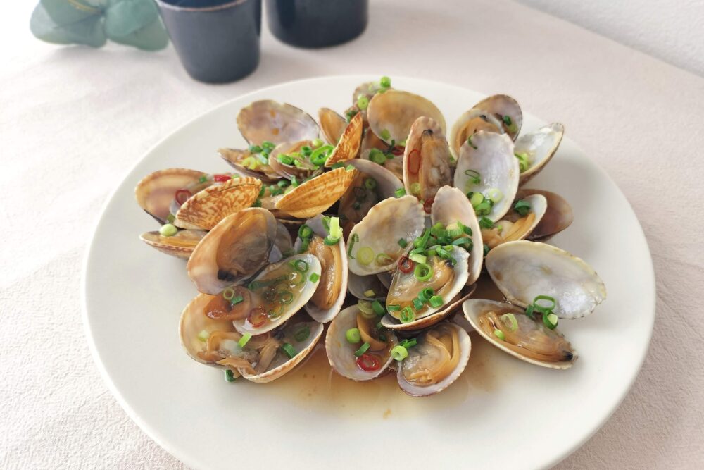 あさりのごま油漬け