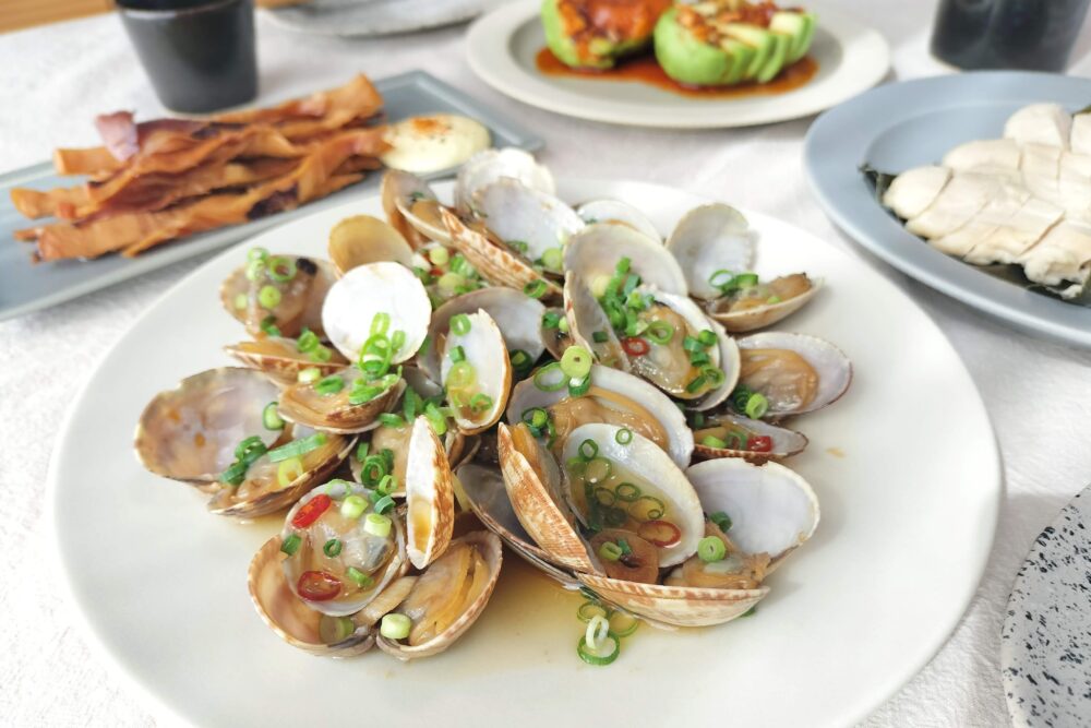 あさりの醤油ごま油漬け