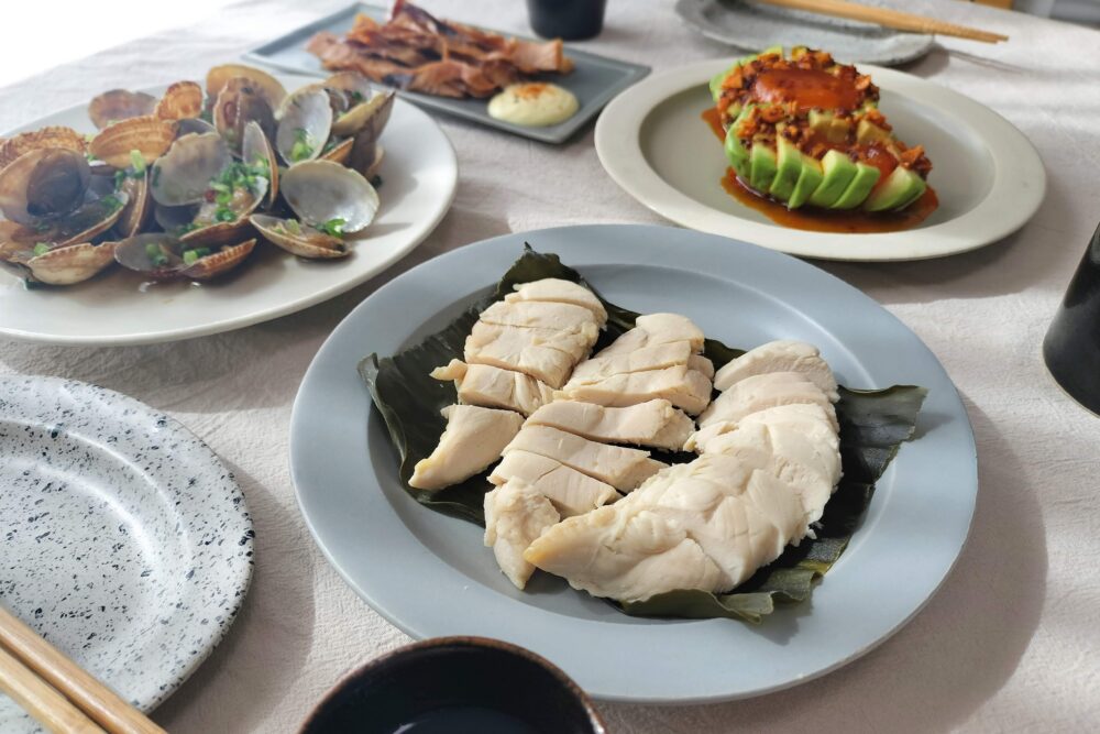 ささみの昆布〆作り置きおつまみに