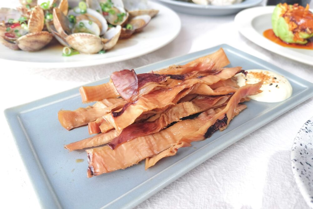 市販の固いするめを酒漬けにして柔らかく