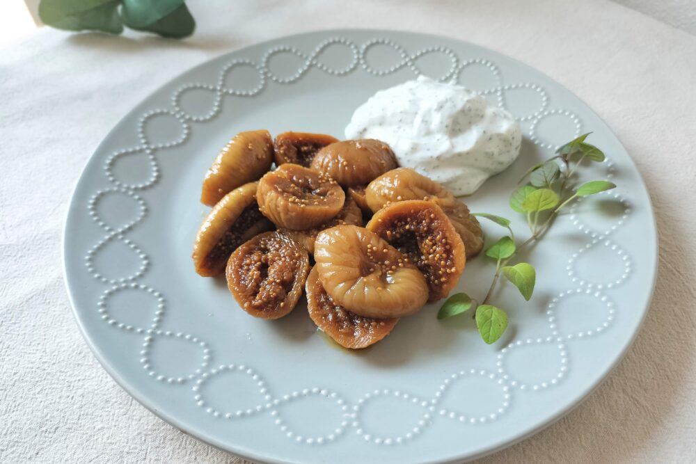 ドライいちじくの紅茶漬け