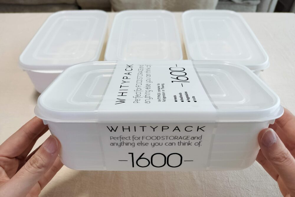 セリアのホワイティーパック1600