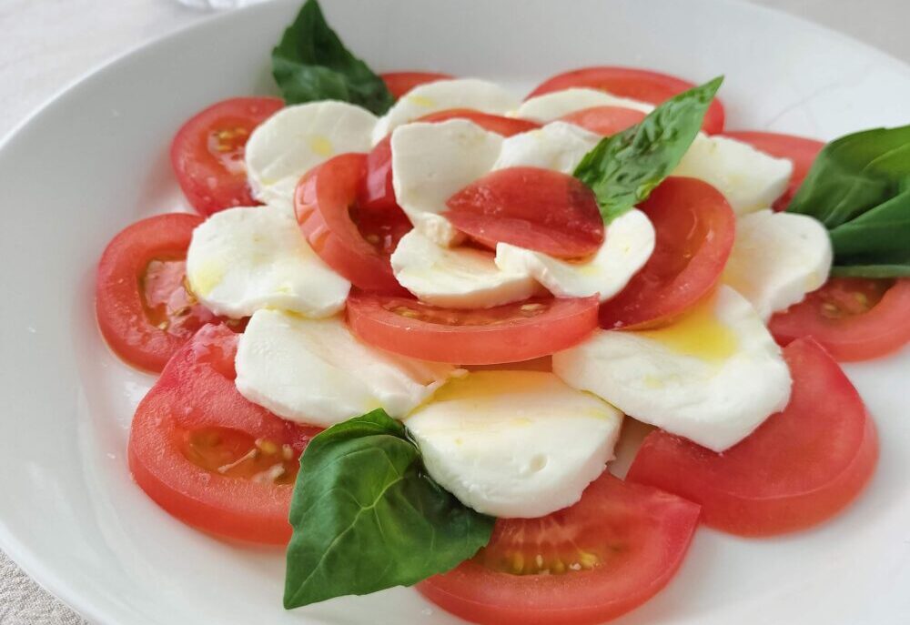 お花のカプレーゼ