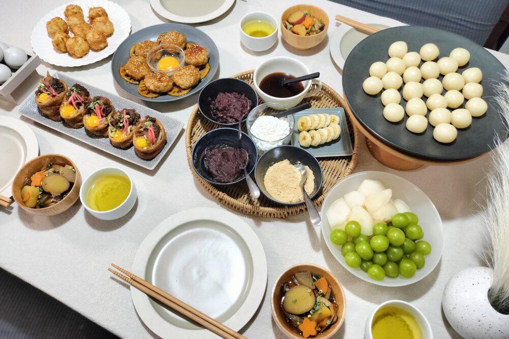 お月見ごはん献立