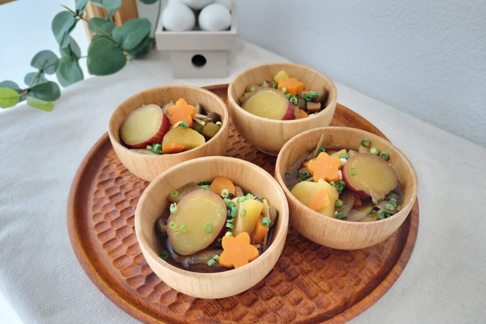 秋のさつまいも入りお味噌汁